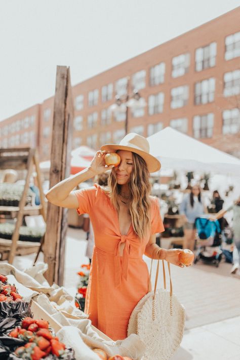 Farmers Market Fashion, Dallas Farmers Market, Farmers Market Outfit, Web Trends, Internet Marketing Strategy, Dallas Fashion, Tie Front Dress, Web Marketing, Girl Next Door