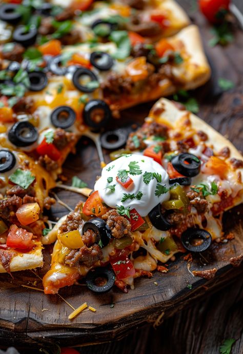 Learn How to Cook Taco Pizza With Pizza Crust Recipe For Free | Recipes You'll Love, Made Easy! Taco Pizza With Pizza Crust, Asian Pizza, Unique Pizza Recipes, Taco Pizza Recipes, Trendy Recipes, Crispy Pizza Crust, Shrimp Taco, Fresh Corn Salad, Prosciutto Pizza