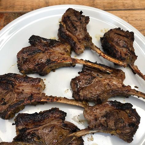 Mighty mutton chops here from Mr Rolls - who’s in for one of these??? 😋 🐑 🐑 📸 @jr0llsy Rollsy does mutton.... @dishoom recipe using the beautiful @meatmattersltd salt aged welsh mutton, cooked on my new toy from @countryfirekitchen. 🐑 🐑⁠ #jr0llsy #fridaycook #ukbbqweek #bbq #mutton #lamb #muttonchop #lambchop #lambchops #lambgrill #grilledlamb #foodfeed #bbqlife #bbqlamb #foodie #bbqlads #barbeque #lovebbq #lovelamb #lovefood #foodlover #Lambwithfriends #bbqLamb #bbqtime Dishoom Recipe, Bbq Lamb, Mutton Chops, Grilled Lamb, New Toy, Lamb Chops, New Toys, Recipe Using, Apothecary