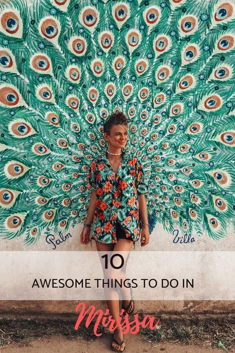 10 Awesome Things to Do in Mirissa, Sri Lanka - Adventure Catcher #orangecounty #california #californiatravel #usatravel #usaroadtrip #travelusa #ustravel #ustraveldestinations #americatravel #travelamerica #bestplacetravels #travelplaces Sri Lanka Mirissa, Mirissa Sri Lanka, Colorful Cities, Sri Lanka Holidays, Mural Stencil, Visit Asia, Backpacking Asia, Sri Lanka Travel, Travel Books