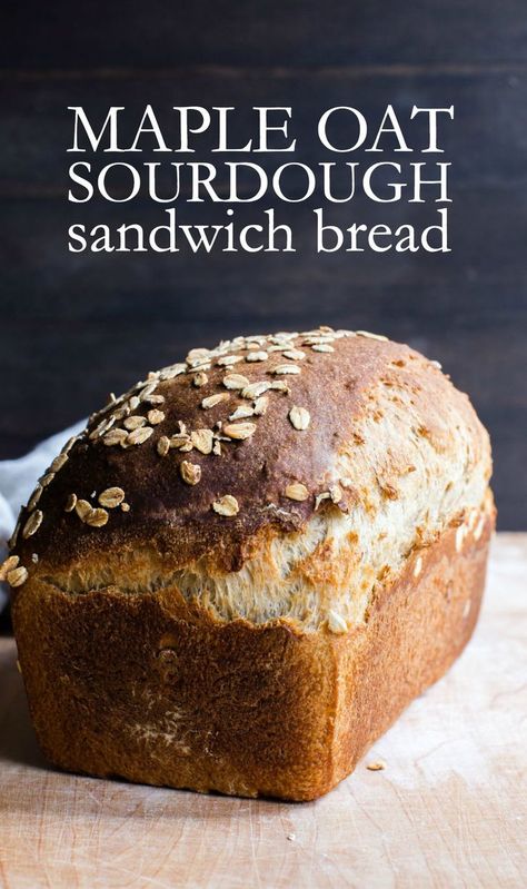 Honey Oat Sourdough, Sourdough Sandwich Bread, Sourdough Bread Sandwiches, Sourdough Starter Discard Recipe, Healty Dinner, Sourdough Sandwich, Homemade Sourdough Bread, Sandwich Bread Recipes, Artisan Bread Recipes