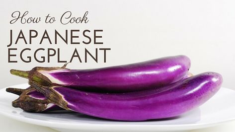 How To Cook Japanese Eggplant, Japanese Eggplant, Eggplant Dishes, Barley Soup, Eggplant Recipes, Eggplant Purple, What To Cook, Weight Watchers Meals, Fresh Produce