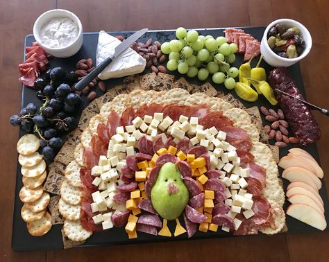 Meat and cheese board #thanksgiving #turkey #charcuterieboard #charcuterie #appetizers #traderjoes Cheese Board Thanksgiving, Thanksgiving Charcuterie Board Ideas, Thanksgiving Cheese Boards, Thanksgiving Charcuterie Board, Thanksgiving Charcuterie, Meat And Cheese Board, Thanksgiving Fruit, Charcuterie Appetizers, Thanksgiving Snacks