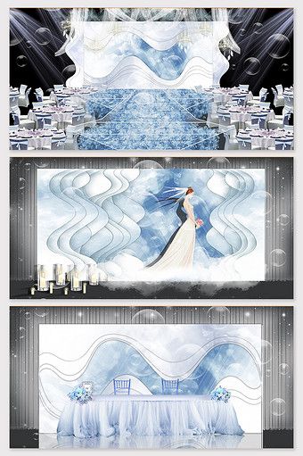 Stage Ideas, Starfish Wedding, Martha Weddings, Ocean Wedding, Wedding Stage Design, Light Blue Wedding, European Wedding, Wedding Background, Wedding Stage