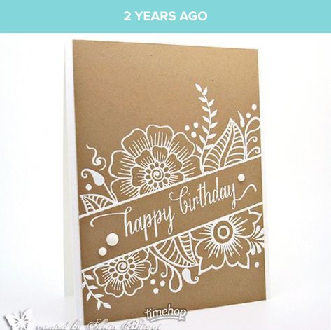 Birthday Card Ideas Simple, Card Ideas Simple, Ideas Birthday Card, White Henna Designs, Happy Thanksgiving Pictures, Henna Tutorial, Birthday Card Ideas, Homemade Birthday Cards, Little Butterfly