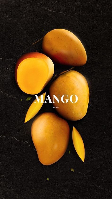 Mango Fruit, Fruit Photography, Fruit Design, Fruits And Veggies, Food Styling, Food Photo, Graphic Design Inspiration, Grafik Design, The Words