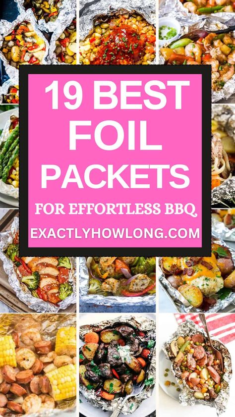 Jump to List Uncover the ultimate grilling secret with foil packets for the grill! From savory grilled chicken and fish to fresh grilled vegetables, the options are limitless. Foil packet recipes will elevate your outdoor Healthy Foil Packet Meals, Foil Packet Desserts, Foil Packets For The Oven, Foil Packets For The Grill, Healthy Summer Dinner Ideas, Steak Foil Packets, Foil Packet Recipes, Easy Bbq Side Dishes, Grilled Foil Packets