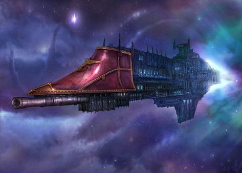 Fantasy Flight Games [News] - Building a Rogue Trader Vessel Halo Tattoo, Sci Fi Ship, Battlefleet Gothic, Warhammer Imperial Guard, Warhammer 40k Memes, Rogue Traders, 40k Artwork, Warhammer 40k Art, Fantasy Battle