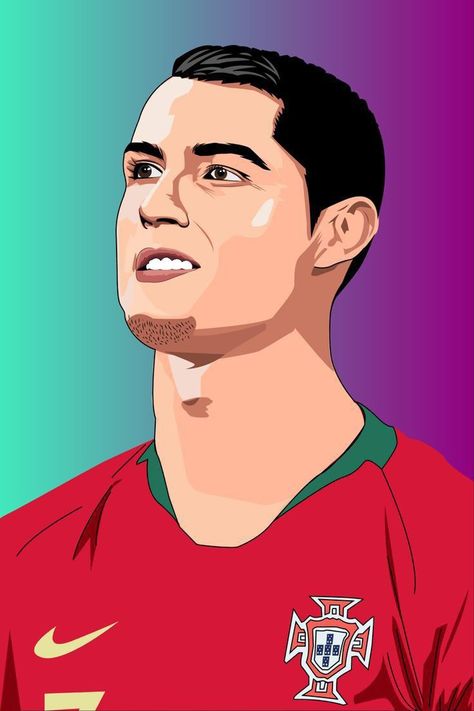 Ronaldo Painting Art, Cristiano Ronaldo 7, Pen Drawings, Art Easy, Art Cartoon, Diy Canvas Art Painting, Diy Canvas Art, Brush Pen, Pen Drawing