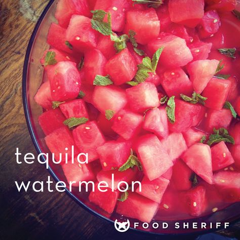 Tequila Dessert Recipes, Liquor Balls, Alcohol Appetizers, Boozie Desserts, Fourth Of July Potluck, Alcohol Truck, Tequila Soaked Watermelon, Alcohol Infused Fruit, Tequila Watermelon