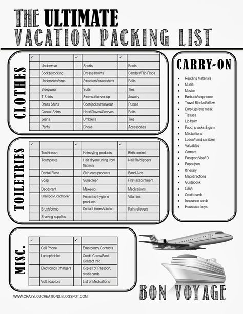 THE ULTIMATE VACATION PACKING LIST #vacation #packing #list Travel Outfit Summer Airport, Travel Outfit Spring, Honeymoon Packing List, Checklist Travel, Honeymoon Packing, Travel Template, Beach Vacation Packing, Beach Vacation Packing List, Vacation Checklist