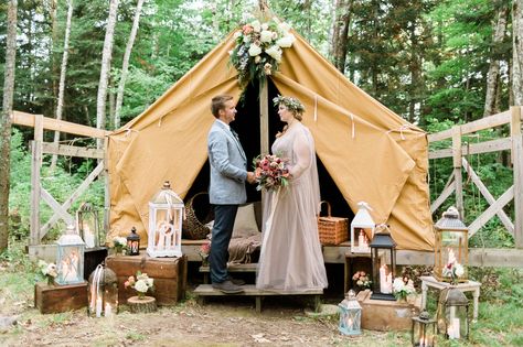 Rustic Camp Elopement Creative Tablescapes, Meghan Patrick, Snowdonia Wales, Treehouse Wedding, Campground Wedding, Camping Wedding, Summer Camp Wedding, Mountain Top Wedding, Pvc Pipes