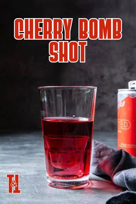 If you need to get the party started right—and quickly—just hand out a few Cherry Bomb Shots. Cherry Bomb Shot, Bomb Shots, Cherry Vodka, Lime Soda, Cocktail Mix, Flavored Vodka, Cherry Flavor, Backyard Barbecue, Schnapps