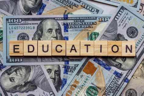 The word education on dollar usa background. College credits, graduation funds, #Sponsored , #PAID, #ad, #dollar, #word, #graduation, #usa Tuition Paid, Dollar Usa, Bank Robbery, College Fund, Police Detective, Banking Services, Crypto News, Learning Science, Police Department