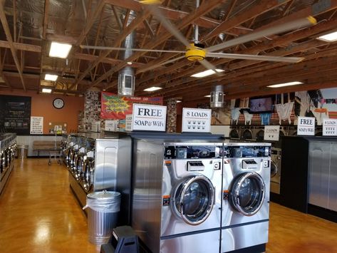 Coin Laundromat, Laundromat Business, Coin Operated Laundry, Laundry Business, Laundry Equipment, Coin Laundry, Laundry Ideas, State Design, Commercial Laundry