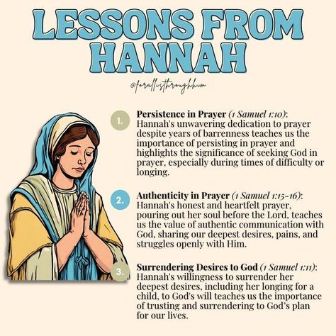 Hannah In The Bible, Hannah Bible, Samuel Bible, Praying In The Spirit, Verse Bible, Bible Women, Bible Characters, Bible Study Lessons, Bible Study Notes