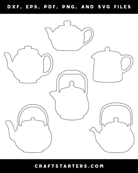 Teapot Template, Kids Holiday Decor, Card Making Crafts, Cake Stands, Holidays With Kids, Classroom Activities, String Art, Svg Cuts, Vector File