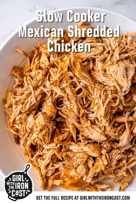 I use this recipe in fajitas, enchiladas, bowls, meal prepping, etc. It’s definitely a recipe, that should become a staple in your kitchen. Crockpot Shredded Chicken, Crockpot Fajitas, Slow Cooker Mexican, Shredded Chicken Crockpot, Slow Cooker Shredded Chicken, Chicken Breast Crockpot Recipes, Mexican Shredded Chicken, Easy Chicken Breast, Shredded Chicken Recipes