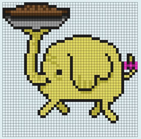 Adventure Time Grid Pattern, Adventure Time Pixel Art Grid, Adventure Time Perler Beads, Adventure Time Pixel Art, Funny Pixel Art, Adventure Time Crochet, Perler Art, Graph Crochet, Pixel Art Templates