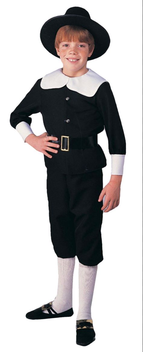 Black Elastic Pants, Pilgrim Costume, Toddler Boy Costumes, Thanksgiving School, Nurses Week Gifts, Dress Halloween Costume, Boy Costumes, Costume Shop, Boy Party