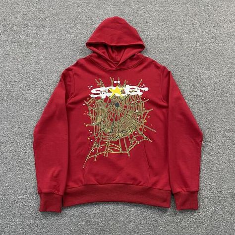 Young Thug Sp5der 555555 Men's red hoodie 555 Hoodie, High Density Print, Champion Cropped Hoodie, Spider Hoodie, Distressed Sweatshirt, Hoodie Oversize, Puff Print, Young Thug, Blue Hoodie