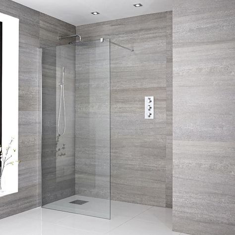 Lavabo D Angle, Design Interior Baie, Wet Room Screens, Walk In Shower Enclosures, Wet Room Shower, Walk In Shower Designs, Bad Inspiration, Wet Room, Decor Baie