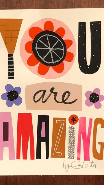 Lynn Giunta, Lisa Congdon, Classroom Quotes, Cafe Table, Hand Drawn Lettering, Collage Design, Lettering Quotes, Paper Cut Art, Mixed Media Art Journaling