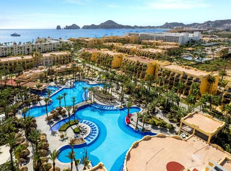 Located in Cabo San Lucas, a 15-minute walk from Medano Beach, Riu Santa Fe - All Inclusive has accommodations with an outdoor swimming pool, free private... Riu Santa Fe Cabo San Lucas, Hotel Riu, New Orleans Hotels, Cabo Mexico, Hotel Services, Hot Tub Outdoor, Outdoor Swimming, San Lucas, Cabo San Lucas