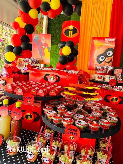 Baby Candy Bar, Incredibles Birthday Party, Boys 1st Birthday Party Ideas, Birthday Party Decorations Diy, 1st Birthday Themes, Jack Jack, Jack And Jack, 1st Boy Birthday, Boy Party