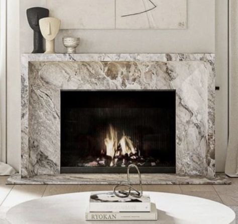 Marble Fireplace Mantle, Upgrade Home, Marble Fireplace Surround, Mantel Design, Fireplace Tv Wall, Bedroom Upgrade, Fireplace Built Ins, Family Room Fireplace, Home Design Inspiration