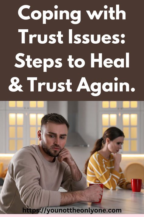 Trust is a fundamental aspect of relationships and interactions, built on the belief or confidence in the reliability, integrity, and honesty of a person. It also involves having faith in the honesty of others and the confidence that others will act in a way that aligns with one’s expectations. Betrayal by someone we trust can lead to us having trust issues. Please visit https://younottheonleyone.com and learn the steps and strategies to help you cope with trust issues and how to recover from it Recovering From Betrayal, Having Trust Issues, Steps To Healing, After Betrayal, Trusting People, Finding Purpose In Life, Having Faith, Trusting Again, Everyone Makes Mistakes