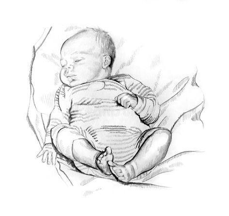 Drawing Of Boy, Baby Sleeping Bag Pattern, Mother Father And Baby, Photo Bebe, Boy Sleeping, Sleeping Drawing, Human Figure Sketches, Jesus Drawings, Pencil Sketch Drawing