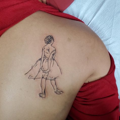 Ballet Tattoos, Ballerina Tattoo, Dancer Tattoo, Dance Tattoo, Dainty Tattoos, Free Tattoo, Baby Tattoos, Dream Tattoos, Mini Tattoos