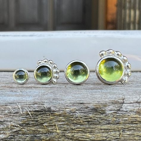 Just a mean, green, stone setting machine 😉 NEW August birthstone jewelry available: https://www.trishaflanagan.com/collections/august Virgo Gifts, Peridot Birthstone, Unique Handmade Earrings, August Birthday, Mean Green, August Birthstone Jewelry, Peridot Stone, August Birthstone, Birthstone Earring