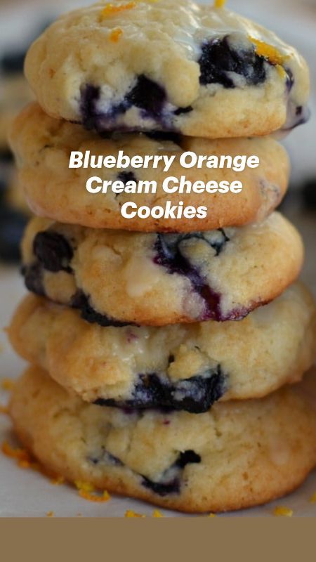 Blueberry Orange, Orange Cream Cheese, Muffins Vegan, Blueberry Cookies, Blueberry Desserts, Vegan Blueberry, Lost 100 Pounds, Quit Drinking, Cheese Cookies