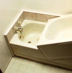 Bathtub Liners - Get a Fresh New Look Bathtub Inserts, Tub Insert, Bathtub Makeover, Trailer Hacks, Marble Countertops Bathroom, Tiny Half Bath, Bathtub Liners, Bathtub Cover, Old Bathtub