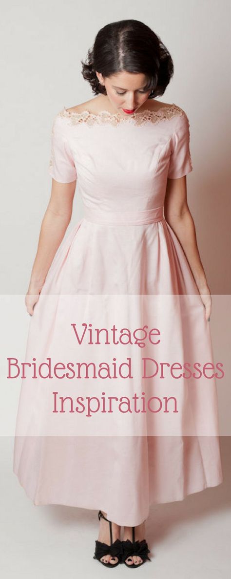 Vintage Bridesmaid Dresses Vintage Bridesmaid Dresses 50s, Retro Bridesmaid Dresses, Vintage Style Bridesmaid Dresses, Dress Upcycle, Wedding Bridesmaid Dress, Vintage Bridesmaid Dresses, Pumpkin Wedding, Fairy Wedding Dress, Bridesmaids Dress Inspiration