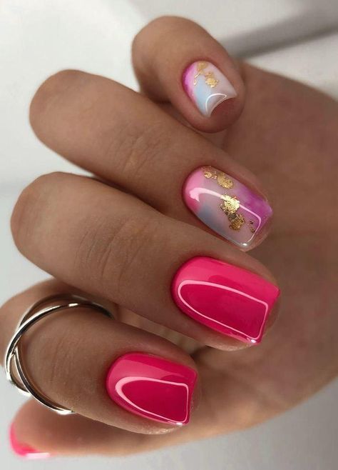 Chic Short Summer Nails - Pink Beach Styles | Trendy 2024 Looks Nagellack Trends, Smink Inspiration, Her Nails, Cute Gel Nails, Dipped Nails, Fabulous Nails, Fancy Nails, Chic Nails, Short Acrylic Nails