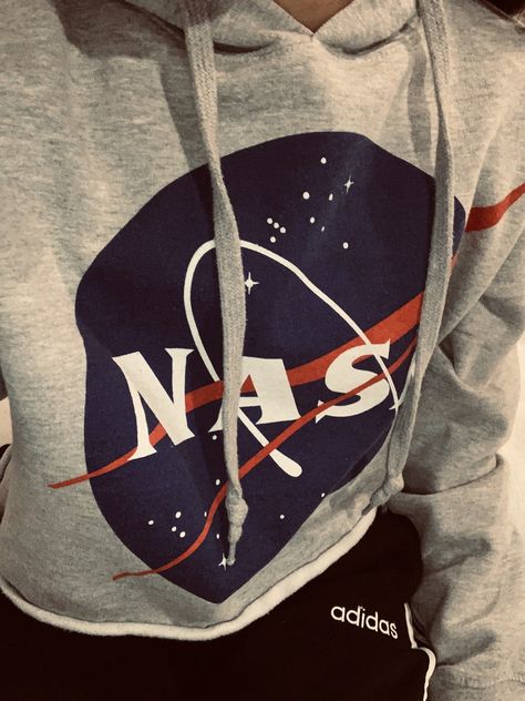 nasa croppped hoodie•adidas sweatpants Hoodie Adidas, Adidas Sweatpants, North Face Backpack, Nasa, The North Face, Sweatpants, Backpacks, Adidas, Tracksuit Bottoms