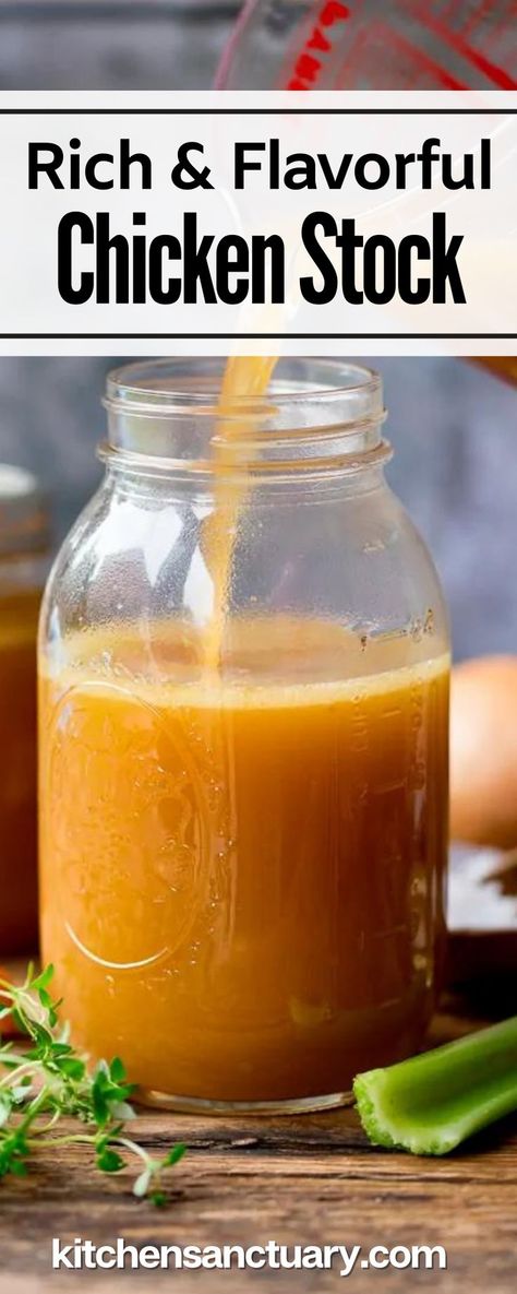 Make Chicken Stock, Best Sauces, Roast A Chicken, Best Soups, Garlic Chicken Pasta, Chicken Stock Recipe, Bone Soup, Stock Recipes, Chilli Chicken