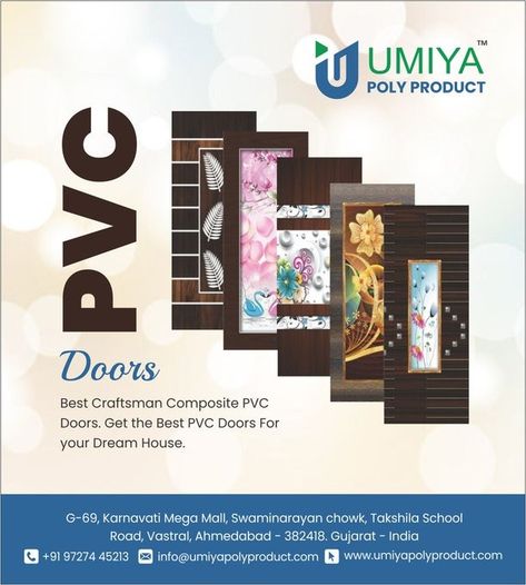 Paresh Patel on X: "PVC Doors Suppliers Mobile: 097274 45213 Web: https://t.co/7umgtOHmul PVC Door manufacturers in Ahmedabad #PVC doors and #frames are available for #bedroom, #bathroom, #cupboards, #balcony, #rooms, bathroom #shop, #toilet, #store room, #pooja room. https://t.co/skEcm4LFFD" / X Pvc Bathroom Door Design, Bathroom Door Design, Pvc Doors, Bathroom Cupboards, Store Room, Pvc Door, Door Manufacturer, Bathroom Shop, Pooja Room