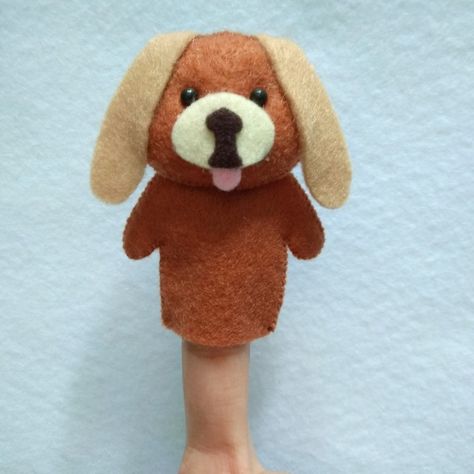 Dog finger puppet Dog Finger Puppet, Money Gifts, Creative Money Gifts, Dog Doll, Finger Puppet, House Book, Finger Puppets, Money Gift, Felt Dolls