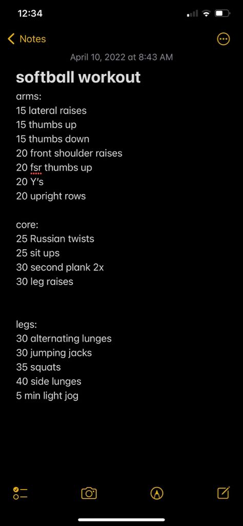 Strength Training For Softball Players, Softball Cardio Workout, Softball Strength Workouts, Off Season Baseball Workout, At Home Softball Workouts, Softball Ab Workouts, Softball Summer Workout, Softball Leg Workouts, Soft Ball Workout