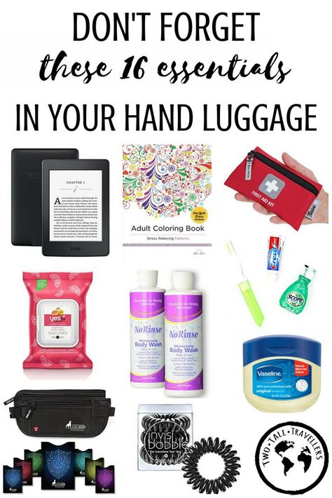 Your hand luggage is potentially the most important bag you’ll pack before going on a trip. Don’t leave for your journey without packing these 16 essential items – you won’t want to arrive at your destination in a bad mood because you forgot something! Essentials For Long Flights, Luggage Packing List, Holiday Packing Lists, Carry On Essentials, In A Bad Mood, Packing Luggage, Carry On Bag Essentials, Instagram Guide, Holiday Packing