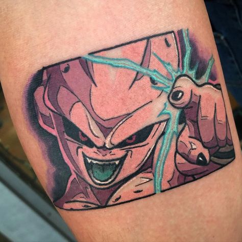 Kid Buu Tattoo, Kid Buu, Majin Boo, Tattoo Anime, Dragon Ball, Sketch Book, Jordan, Sketch, Collage