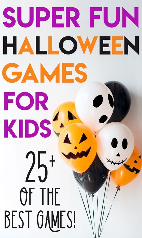 Diy Halloween Party Games, Halloween Games For Kids Party, Fun Halloween Games For Kids, Halloween Party Games For Kids, Halloween Party For Kids, Easy Halloween Games, Halloween Carnival Games, Diy Halloween Party, Fun Halloween Party Games