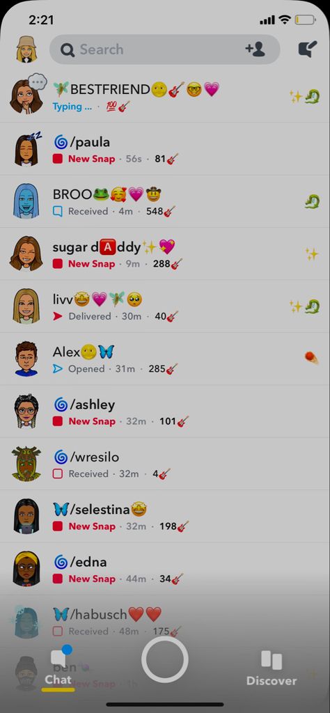 Recent Snapchat List, Snapchat Names List Ideas, Snapchat Recents List, Good Snapchat Names, Bff Names, Snapchat Recents, Snapchat Names List, Snapchat Screen, Snap Screen