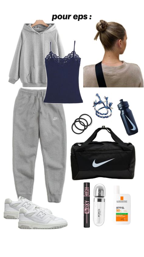 Simple Outfit Ideas, Nike Track Pants, Simple Outfit, Black Nike, Simple Outfits, Black Nikes, Track Pants, Outfit Ideas, Track