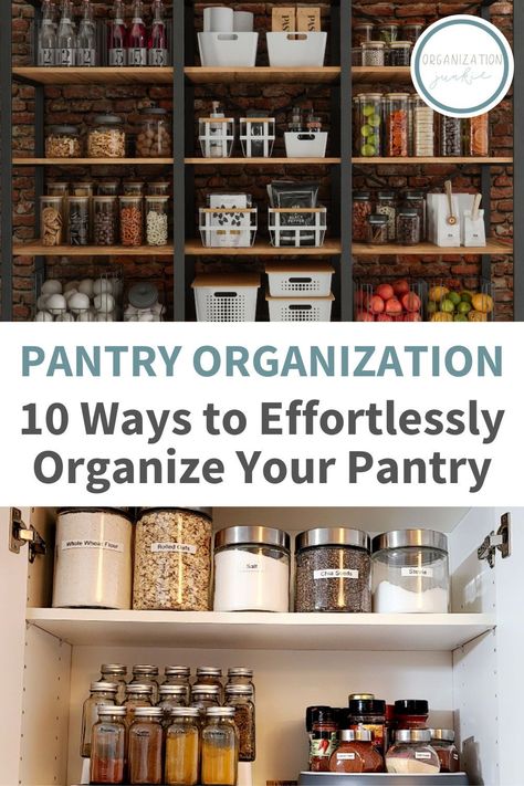 Are you tired of rummaging through your pantry to find what you need? Check out these 10 simple tips to keep your pantry organized and efficient! From labeling to utilizing storage containers, these ideas will transform your pantry into a functional and tidy space. Diy Home Library, No Pantry Solutions, Organizing Solutions, Pantry Storage Containers, Organization Pantry, Canned Foods, Organized Pantry, Craft Storage Organization, Apartment Storage