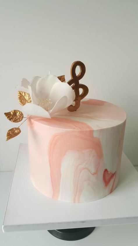 Marble Cake Design, Music Note Cake, Blush Cake, Marble Cakes, Sweet Sixteen Cakes, Music Cakes, 14th Birthday Cakes, 25th Birthday Cakes, Sweet 16 Birthday Cake